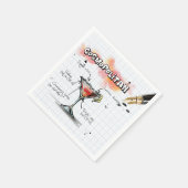 国際的な スタンダードカクテルナプキン (角)