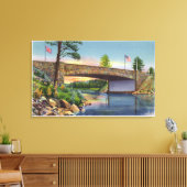 ～国際的の裂け目の国際的スパン キャンバスプリント (インサイチュ (リビング))