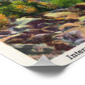 ～国際的の裂け目の国際的スパン ポスター (角)