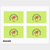 国際的アンチ腐敗日。12月9 長方形シール (シート)