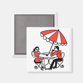 国際的カフェ マグネット (正面/裏面)