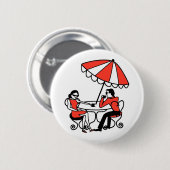 国際的カフェ 缶バッジ (正面&裏面)