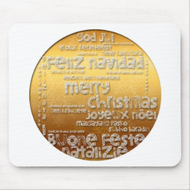 国際的クリスマスNavidadグリーティングマウスパッド マウスパッド
