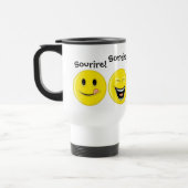 国際的スマイル... ; ) トラベルマグ (左)