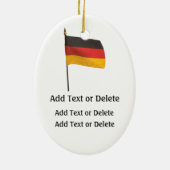 -国際的ドイツの少女 – SRF セラミックオーナメント (裏面)