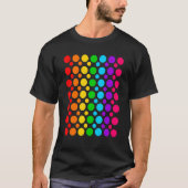 国際的ドットデイレインボー水玉模様9月 Tシャツ (正面)