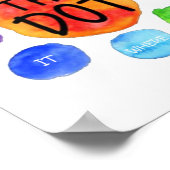 国際的ドット ポスター (角)