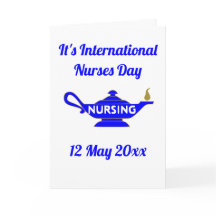 国際的ナース日サンキューカード