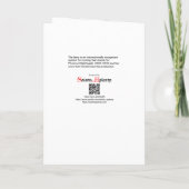 国際的ナース日サンキューカード カード (裏面)