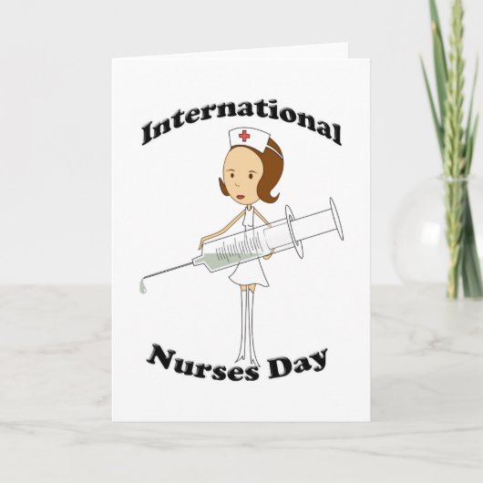 国際的ナース日 カード (正面)