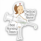 国際的ナース日 シール (正面)