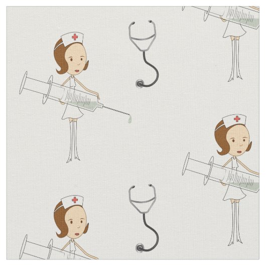 国際的ナース日 ファブリック (クローズアップ)