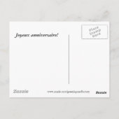 国際的ハッピーバースデー!カスタマイズ言語! ポストカード (裏面)