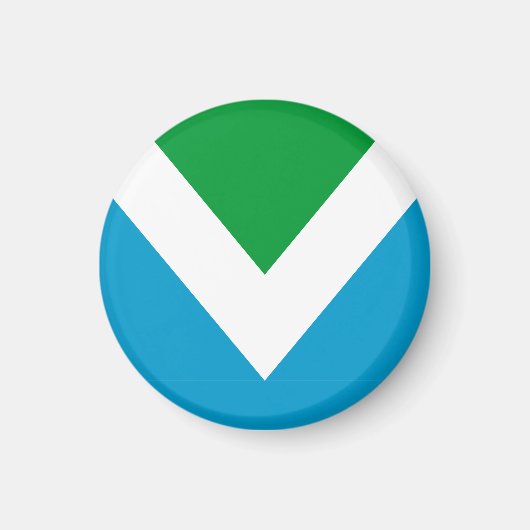 国際的ビーガン旗 マグネット (正面)