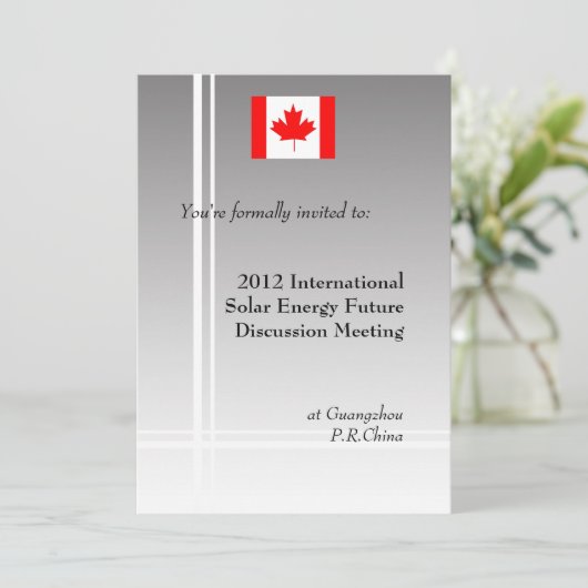 国際的プロフェッショナル総会 招待状 (スタンド正面)