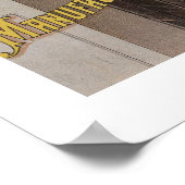 国際的ベーキング粉末ラベル ポスター (角)