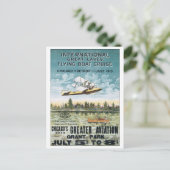 国際的レイク飛んでいるスボートクルーズ ポストカード (スタンド正面)