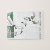 国際的レベルのcricketに家ヨークシャ「 ジグソーパズル (横)