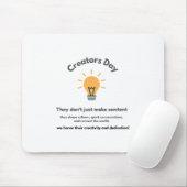 国際的作成日 | 祝創造性 マウスパッド (マウス)