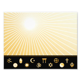 国際的信仰 フォトプリント           