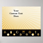 国際的信仰 ポスター (正面)