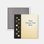 国際的信仰 マグネット (正面/裏面)