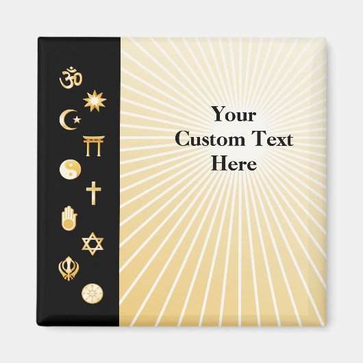 国際的信仰 マグネット (正面)