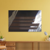 国際的宇宙ステーションのアレ太陽のアパネル キャンバスプリント (インサイチュ (リビング))