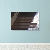 国際的宇宙ステーションのアレ太陽のアパネル キャンバスプリント (インサイチュ (ウッドフロア))