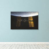 国際的宇宙ステーション10 キャンバスプリント (インサイチュ (ウッドフロア))