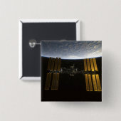 国際的宇宙ステーション10 缶バッジ (正面&裏面)