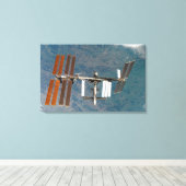 国際的宇宙ステーション15 キャンバスプリント (インサイチュ (ウッドフロア))