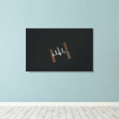 国際的宇宙ステーション16 キャンバスプリント (インサイチュ (ウッドフロア))