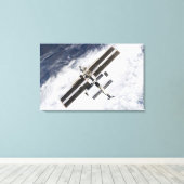 国際的宇宙ステーション20 キャンバスプリント (インサイチュ (ウッドフロア))