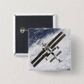 国際的宇宙ステーション20 缶バッジ (正面&裏面)