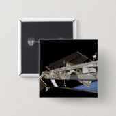 国際的宇宙ステーション23 缶バッジ (正面&裏面)