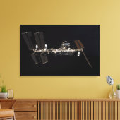 国際的宇宙ステーション24 キャンバスプリント (インサイチュ (リビング))