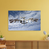 国際的宇宙ステーション28 キャンバスプリント (インサイチュ (リビング))