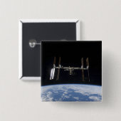 国際的宇宙ステーション9 缶バッジ (正面&裏面)