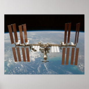 国際的宇宙ステーション(ISS) ポスター