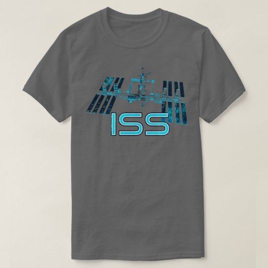 国際的宇宙ステーションISS 13 Tシャツ (デザイン正面)