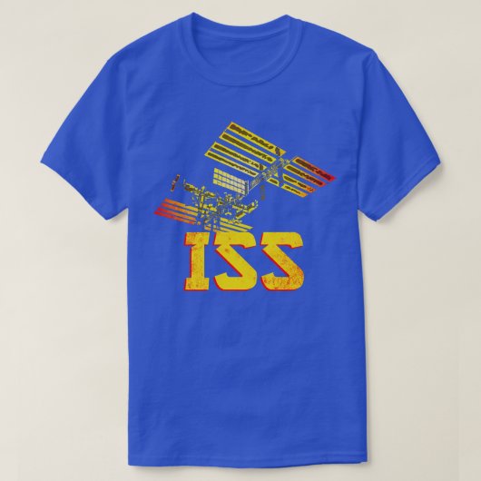 国際的宇宙ステーションISS 14 Tシャツ (デザイン正面)