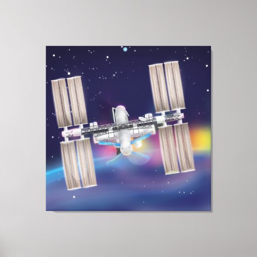 国際的宇宙局 キャンバスプリント (正面)