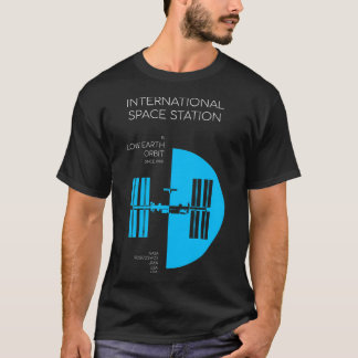 国際的宇宙局。地球の軌道が低いSiで Tシャツ