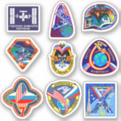 国際的宇宙駅探検隊ISS-01-09 シール (正面)