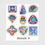 国際的宇宙駅探検隊ISS-01-09 シール (シート)