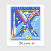 国際的宇宙駅探検隊ISS-09 シール (シート)