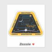 国際的宇宙駅探検隊ISS-54 シール (シート)