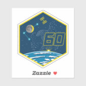 国際的宇宙駅探検隊ISS-60 シール (シート)