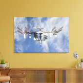 国際的宇宙駅4 キャンバスプリント (インサイチュ (リビング))